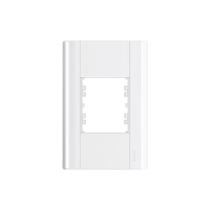Placa Fame Modulare 4x2 para 2 Módulos Horizontais Branca