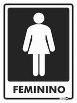Placa Feminino PS65 15X20 Placa Feminino PS65 15X20