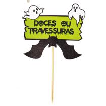 Placa Festa de Halloween Doces ou Travessuras Verde/Preto EVA 1 Un Vivarte - Inspire sua Festa Loja Placa Festa de Halloween Doces ou Travessuras Verde/Preto EVA 1 Un Vivarte - Inspire sua Festa Loja