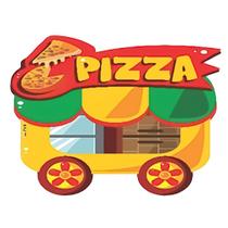 Placa Festa Junina para Barraca Carrinho de Pizza