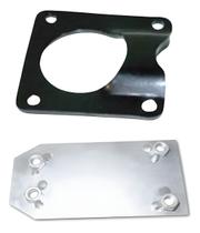 Placa Fixação Trava Externa Capô Volvo Nl-10 1989 Á 1999