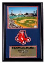 Placa Fotográfica Fenway Park Boston Red Sox Encore 30x46 cm
