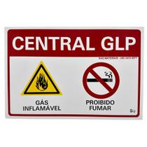 Placa Fotoluminescente de Alerta Central GLP - SIG