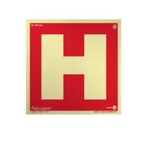 Placa Fotoluminescente E8 Hidrante de Incêndio Placa Fotoluminescente E8 Hidrante de Incêndio