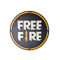 Placa Free Fire Mdf Relevo 3d Jogo Decorativa Placa Free Fire Mdf Relevo 3d Jogo Decorativa
