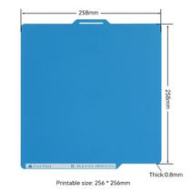 Placa Fria 256x256mm Dupla Face Chapa de Aço Mola para Bambu Lab X1 P1P A1