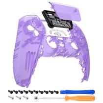 Placa frontal de dispositivo eletrônico ExtremeRate PS5 Controller Shell Purple