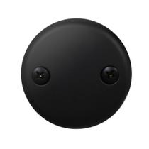 Placa frontal para extravasor Westbrass D329-62 preto fosco 8 cm Placa frontal para extravasor Westbrass D329-62 preto fosco 8 cm
