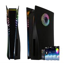 Placa frontal PS5 Disc Edition Formless Empire Black LED Skin