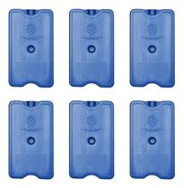 Placa Gelo-X Gel Reutilizável 500Ml Kit Com 6 Unid 17X10X3Cm