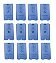 Placa Gelo-x Gel Rígido Reutilizável 500ml 17x10x3cm Gelotech Kit c/ 12 unidades