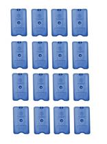 Placa Gelo-x Gel Rígido Reutilizável 500ml 17x10x3cm Gelotech Kit c/ 16 unidades