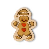 Placa Ginger Menino 14cm Placa Ginger Menino 14cm
