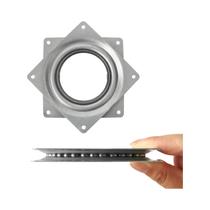 Placa Giratória De Metal Reforçada Com Rolamento Para Mesa, Rotação 360 Graus