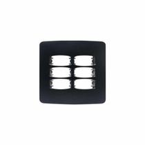 Placa Gracia Black Maxx 4x4 Preta 6 Módulos com Suporte Alumbra Placa Gracia Black Maxx 4x4 Preta 6 Módulos com Suporte Alumbra