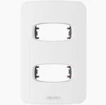 Placa gracia branca 2x4 com suporte