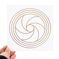 Placa Grafico Diafragma 2 PVC 15x15cm - Radionica Radiestesia