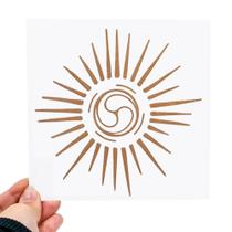 Placa Grafico Energia Vital PVC 15x15cm - Radionica Radiestesia Placa Grafico Energia Vital PVC 15x15cm - Radionica Radiestesia