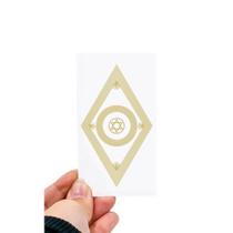 Placa Grafico Justiça Divina PVC 15x15cm - Radionica Radiestesia Placa Grafico Justiça Divina PVC 15x15cm - Radionica Radiestesia