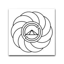 Placa Gráfico Radiestesia Pvc 15x15 Turbilhão e Prosperidade Placa Gráfico Radiestesia Pvc 15x15 Turbilhão e Prosperidade