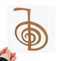 Placa Grafico Reiki Cho Ku Rei PVC 15x15cm - Radionica Radiestesia