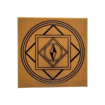 Placa Grafico Sorte e Sucesso G 15x15cm - Radionica Radiestesia