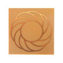 Placa Grafico Turbilhão M 7x7cm - Radionica Radiestesia Placa Grafico Turbilhão M 7x7cm - Radionica Radiestesia