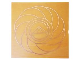 Placa Grafico Turbilhão Prosperador G 15x15cm - Radionica Radiestesia Placa Grafico Turbilhão Prosperador G 15x15cm - Radionica Radiestesia