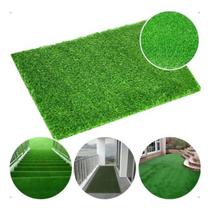 Placa Grama Sintetica Decorativa 60X40Cm Parede Verde Tapete
