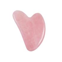 Placa Gua Sha quartzo massagem facial corporal pedra natural