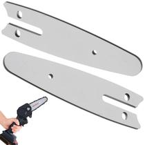 Placa Guia Sabre 4 Polegadas Kit 2 Uni Reposiçao Ferramentas Mini Motosserra Jardinagem Equipamentos