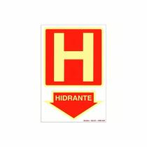 Placa Hidrante 20 x 30 Cm - Sinalize
