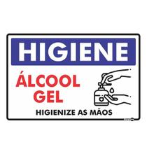 Placa Higiene Alcool Gel 20x30 Encartale