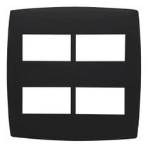 Placa home 4x4 4 posto preto 10414-0 - blux