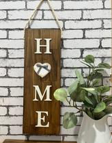 Placa Home Decoração Rústica Placa Decorativa de Parede Decoração de Porta e Parede Home Placa Home Decoração Rústica Placa Decorativa de Parede Decoração de Porta e Parede Home