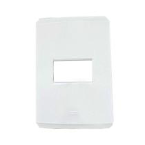 Placa Horizontal 1 Posto 4X2 Branco Polar Step N43711-Bp Abb