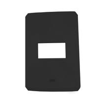 Placa Horizontal 1 Posto 4X2 Negro Piano Step N43711-Np Abb Placa Horizontal 1 Posto 4X2 Negro Piano Step N43711-Np Abb