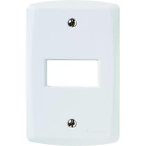 Placa Horizontal 1 Posto 4x2 Tramontina Lux² Branca Tramontina