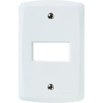 Placa Horizontal Lux² 1 Posto 4 X 2 Branca - Tramontina