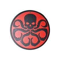 Placa Hydra Marvel Mdf Relevo 3d Decorativo