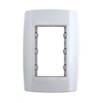 Placa Ilumi Slim 4X2 Branca (3Modulo Horizontal) 82100