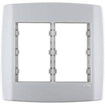 Placa Ilumi Slim 4X4 Branca (6Modulo Horizontal) 83090 Placa Ilumi Slim 4X4 Branca (6Modulo Horizontal) 83090