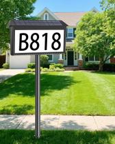 Placa iluminada à prova d'água Solar House Numbers HAHOME
