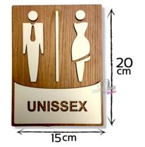 Placa indicativa de sanitário mdf 3mm banheiros wc Placa indicativa de sanitário mdf 3mm banheiros wc
