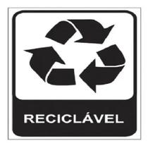 Placa indicativa reciclável 15x20cm pacific