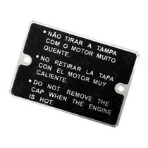Placa Instrução Água Radiador Motor Yanmar Original