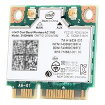 Placa Intel Wireless-AC 3160HMW Mini PCI-E Dual Band 2.4/5 GHz 433 Mbps