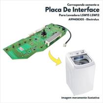 Placa Interface Lava E Seca Electrolux Lsw12 Lsw15 70203642 110v/220v Placa Interface Lava E Seca Electrolux Lsw12 Lsw15 70203642 110v/220v