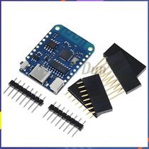 Placa IoT WEMOS D1 Mini V4.0.0 ESP8266 Com 4MB De Flash, WiFi, USB Tipo-C, Compatível Com Arduino,