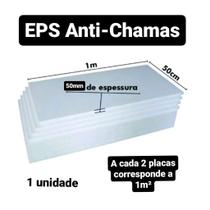 Placa isopor eps nivelamento laje contra piso h5 50mm 1 un